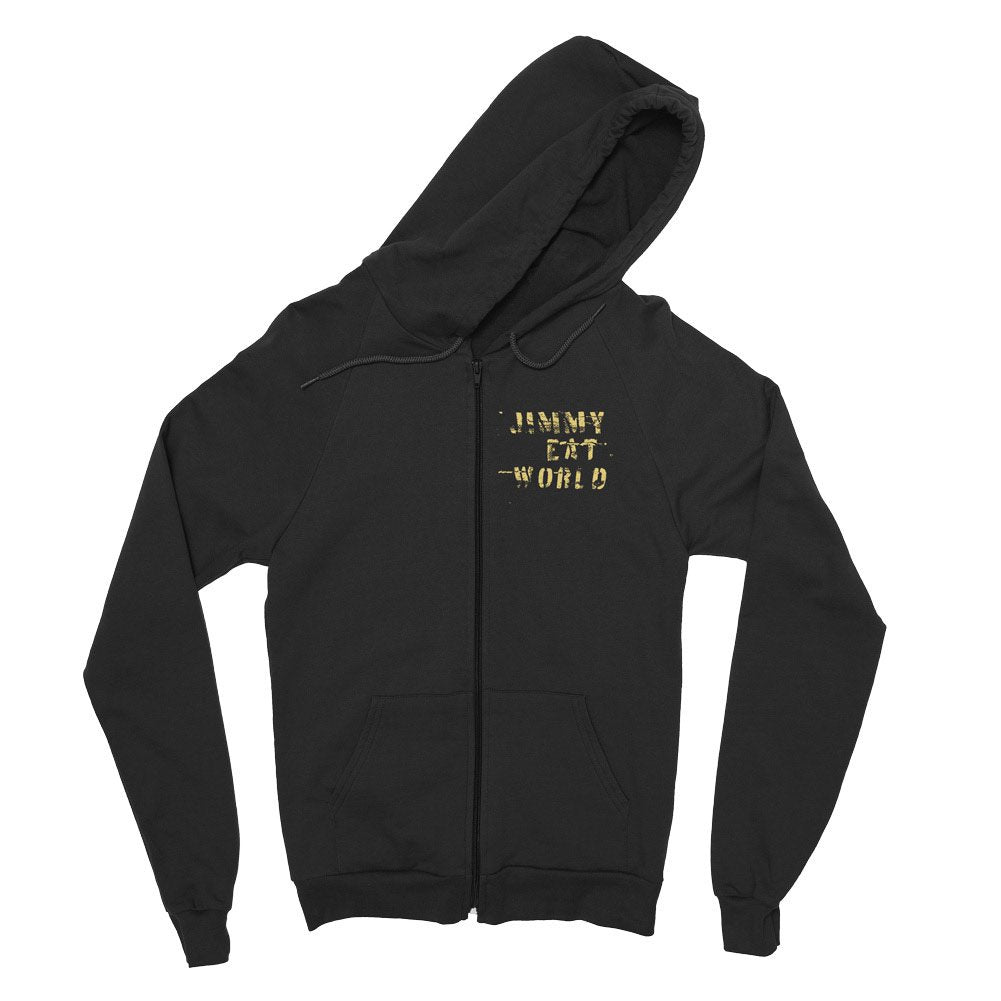 Jimmy Eat World (Stacked Duct Tape) Zip-Hood